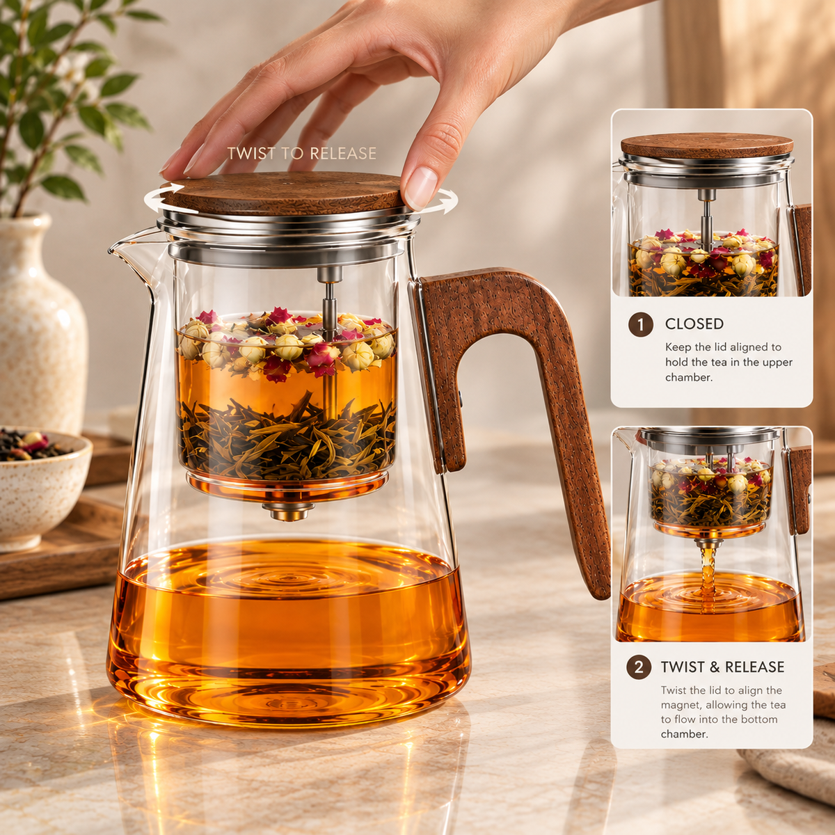 Kettlefolk™ Flow Teapot